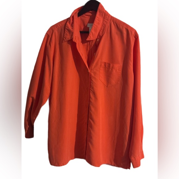 Liz Claiborne’s Tangerine Single Pocket Shirt - Picture 4 of 6